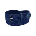 thumbnail image 1 of CTM®  Elastic Braided Belt with Covered Buckle  (Men's Big & Tall), 1 of 3