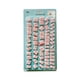 thumbnail image 1 of Molde reutilizable de letras pastel Wosthever 64 unids/set antiadherente portátil para galletas Fondant rosa, 1 of 6