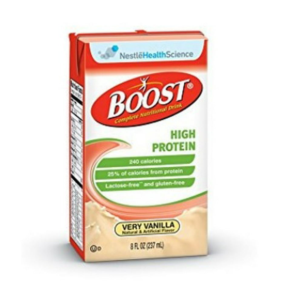 Nestle Boost High Protein Nutritional Energy Drink Vanilla 8oz