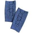 thumbnail image 2 of Winter New Ladies Fingerless Knitted Warm Solid Color Wool Blend Warm Half Half Finger Wool Gloves, 2 of 9