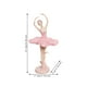 thumbnail image 3 of Figura de bailarina de resina, escultura de niña, estantes, regalos novedosos de recuerdo, adorno de escritorio, organizador de pared de metal para ba, 3 of 8