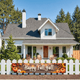 thumbnail image 5 of Decorative Design Happy Fall Banner Festive Leaves Thanksgiving Decoration Pumpkin for Autumn Celebration Outdoor Indoor, 5 of 9