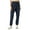 Navy, variant on High Waist Yoga Pants For Women Workout Leggings With Pockets Straight Fit Reflective Stripes Comfortable Stretchy Gym Running Athletic Workout Stretchy Running Tummy Control Bottoms Black S