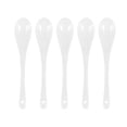 thumbnail image 1 of Set of 5 Ceramic Spoon Teaspoon Spoon Jam Honey,5* teaspoon,White, 1 of 8