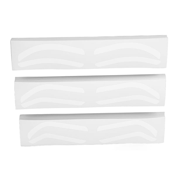 Pegatina Auxiliar de Tinte de Ceja, Pegatina de Aerógrafo de Cejas 150 Hojas Herramienta de Mapeo de Cejas Desechables para Todas Las Formas de Cara los Entusiastas de la