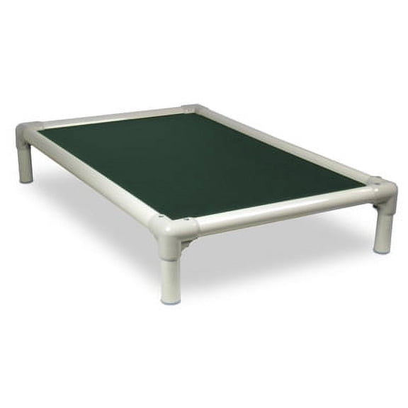 Kuranda Orthopedic Chewproof Elevated Dog Bed - Outdoor - Almond PVC Frame