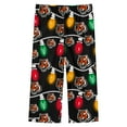 thumbnail image 3 of Youth Cincinnati Bengals Two-Piece Garland Holiday Long Sleeve Pajama Set, 3 of 3