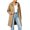Beige women's zip hoodie jacket a1, variant on Women's Zip Hooded Long Sleeve Casual Coat Warm Basic Cover Up Solid Fall Winter Jacket Blazer Cardigan, Purple S
