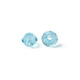 thumbnail image 3 of Crystal Beads Czech Crystal Bicone(451 69 302 Rondelle) 60010 Aqua Bohemica 3mm Hole: 0.8mm, 3 of 6