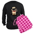 thumbnail image 6 of CafePress - The Pug Sings The Blues - Men's Long Sleeve Loose Fit Cotton Dark Pajama Set, 6 of 7