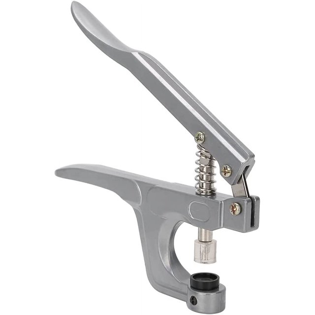 ZOUSSIQI Rivet Press, No Disassembly Required Durable Lightweight and Portable Aluminum Material Snap Installation Tool for Leather Crafting for Sewing Clothing CA919-44746