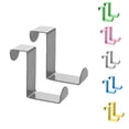 thumbnail image 4 of Naiovety 2pcs Over Door Hooks Multifunctional Cabinet Metal Rack Clasp Hanger Kitchen Office Hangers Sturdy Nail-Free Z-shaped Towel Type3 NO3 Naiovety JJ65376-01, 4 of 6