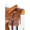 thumbnail image 6 of 14 In HILASON Horse Cutting Cutter Trail Pleasure American Leather Saddle, 6 of 7