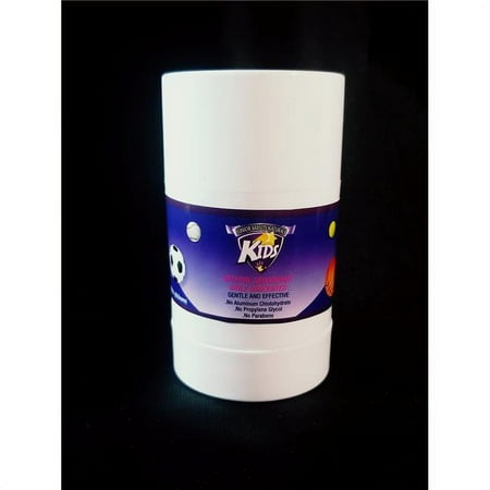 Junior Varsity Naturals KDG104 2.25 oz Girls Unscented Kids Deodorant