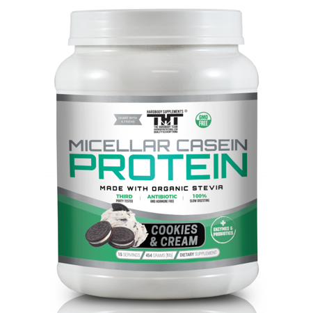 Amazing Micellar Casein Protein Powder for men and women made with Probiotic’s, Digestive Enzymes & Organic Stevia. Slow Digesting Protein Shake for Healthy Gut (Best Slow Digesting Protein)