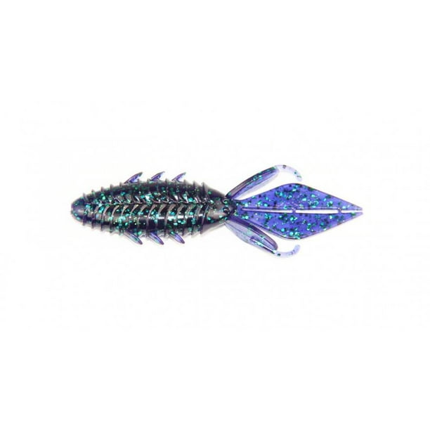 X Zone Fishing Lure 17920 4" Adrenaline Bug Junebug 8 Per Pack