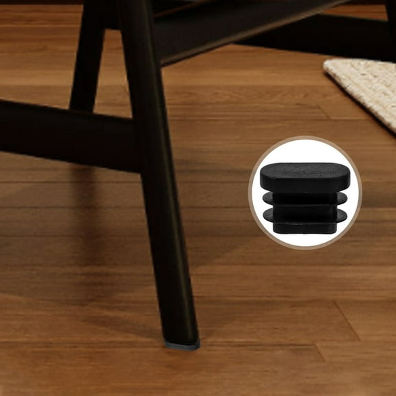 SOPOTUTU Chair Leg Floor Protectors Black Furniture Gripper Pads for Home Use 40 Pieces Non- Pads