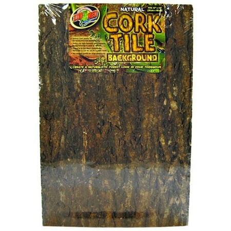 UPC: 0097612041026 | Zoo Med Natural Cork Tile Terrarium Background – Medium (18  Long x 12  Wide)