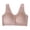 Hot Pink, variant on Womens Jelly Bras No Underwire Seamless Everyday Bras Elastic Strap Full Support Lift Everyday Bras Wireless Bras for Women Push Up Padded No Hooks Front Closure for Women