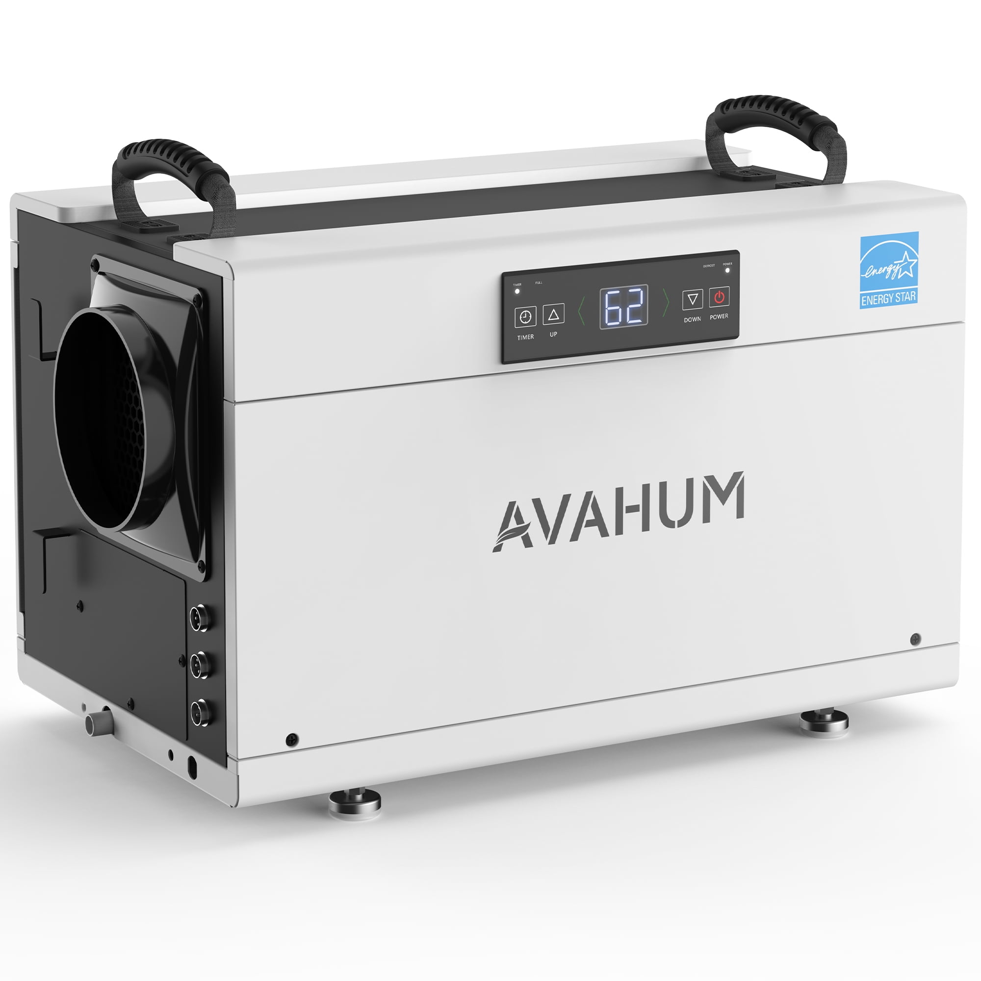 AVAHUM 155 Pints Energy Star Commercial Dehumidifier, for 4,500 sq. ft. Compact Dehumidifier for Crawl Spaces and Basements