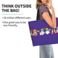 thumbnail image 3 of Bingfone Canvas Tote Bag for Women with Inner Pocket Aesthetic Cute Shopping Tote Bags Reusable Grocery Bags-Happy Pride Gnome, 3 of 9