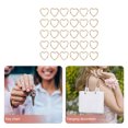 thumbnail image 2 of 30pcs Heart Shape Key Rings Retro Style Key Chain Rings Split Rings, 2 of 6