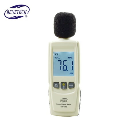 GM1352 Digital Sound Level Meter Noise Tester 30-130dB in Decibels LCD Screen With (Best Sound Level Meter App)