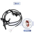 thumbnail image 6 of Unique Bargains 1 Pair Front Left Right ABS Sensor No.89542-52030/89542-52050/89543-52030 for Toyota Yaris 2007-2011, 6 of 6