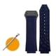 thumbnail image 1 of Watchband For Hublot Big Bang Silicone 25*19mm Waterproof Men's Watch Strap Chain Watch Accessories Rubber Bracelet Wristband-blue A Black, 1 of 5