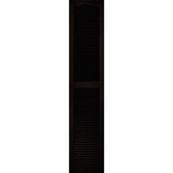 Mid-America 15x72 Black Louvered Shutter