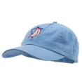 thumbnail image 2 of Cool Sailing Embroidered Low Profile Dyed Cotton Twill Cap - Sky Blue OSFM, 2 of 5