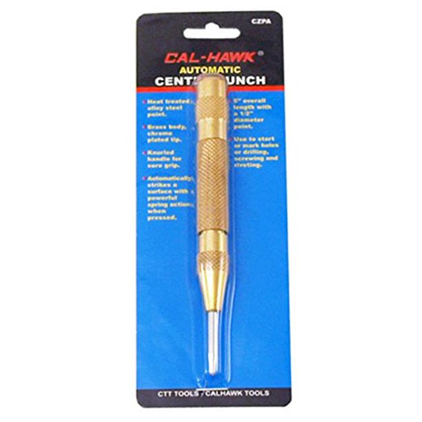 Brass Automatic Spring Loaded Center Punch Tool