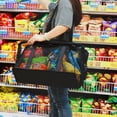 thumbnail image 3 of golytefs Foldable Shopping Cart Multifunctional Collapsible Grocery Cart Removable Basket Personal Shopping Cart for Laundry Camping, 3 of 9