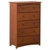 Stork Craft Beatrice 5 Drawer Chest-Color:Cognac