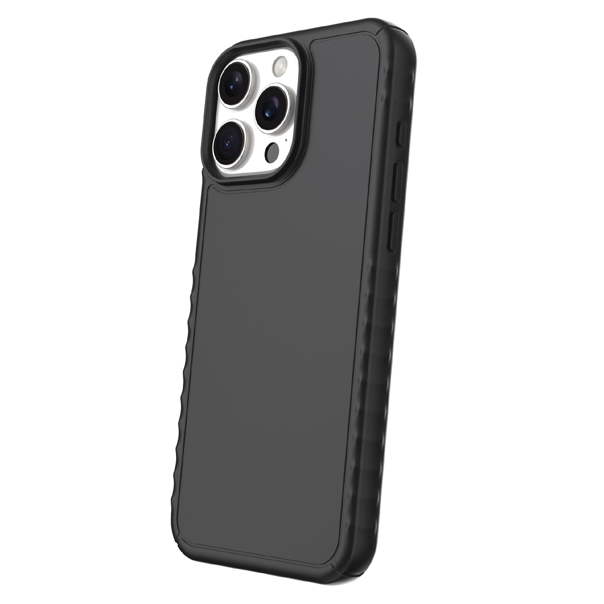 onn Protective Gel Phone Case for iPhone 16 Pro - Black