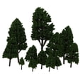 thumbnail image 3 of 12 Piezas jas Árbol De álamo Modelo Plástico Paisaje Tren .5-16cm 1: 500-1: 50 CUTICAT Modelo, 3 of 8