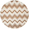 thumbnail image 4 of Safavieh Dhurries 6' Square Hand Woven Flat Weave Wool Rug, 4 of 8