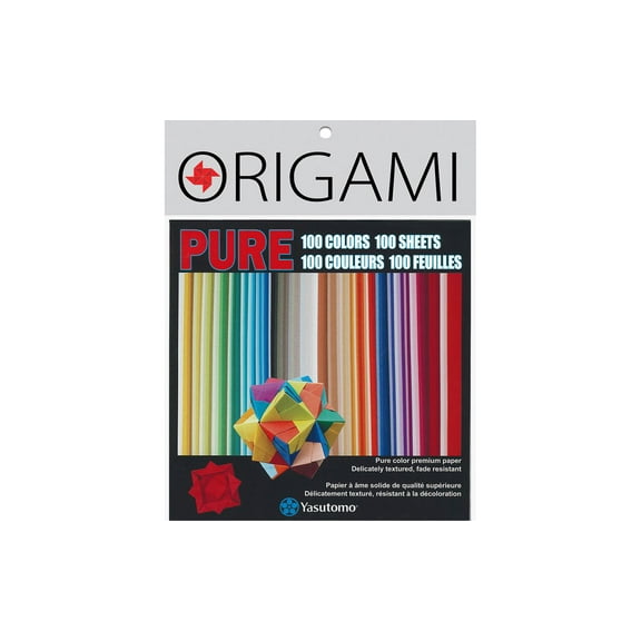 Yasutomo Origami Paper Pure 5.88" Colored 100pc