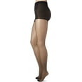 thumbnail image 2 of Hanes Women's Silk Reflections Silky Control Top Reinforced Toe Pantyhose, 6 pairs, 2 of 5