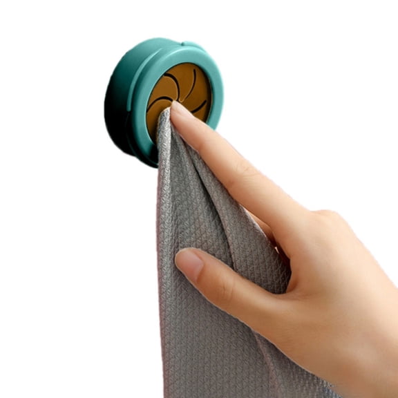 Suction Cup Towel Holder Wall Rack Washcloth Rag Hook No Punch Storage Hanger For Kitchen Bathroom