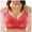 Watermelon Red, variant on Jacenvly Bras for Women Wireless Solid Push-Up Bra Women Bralettes Breathable Soft Comfortable Ladies Traceless No Steel Ring Vest Gathering Woman Underwear