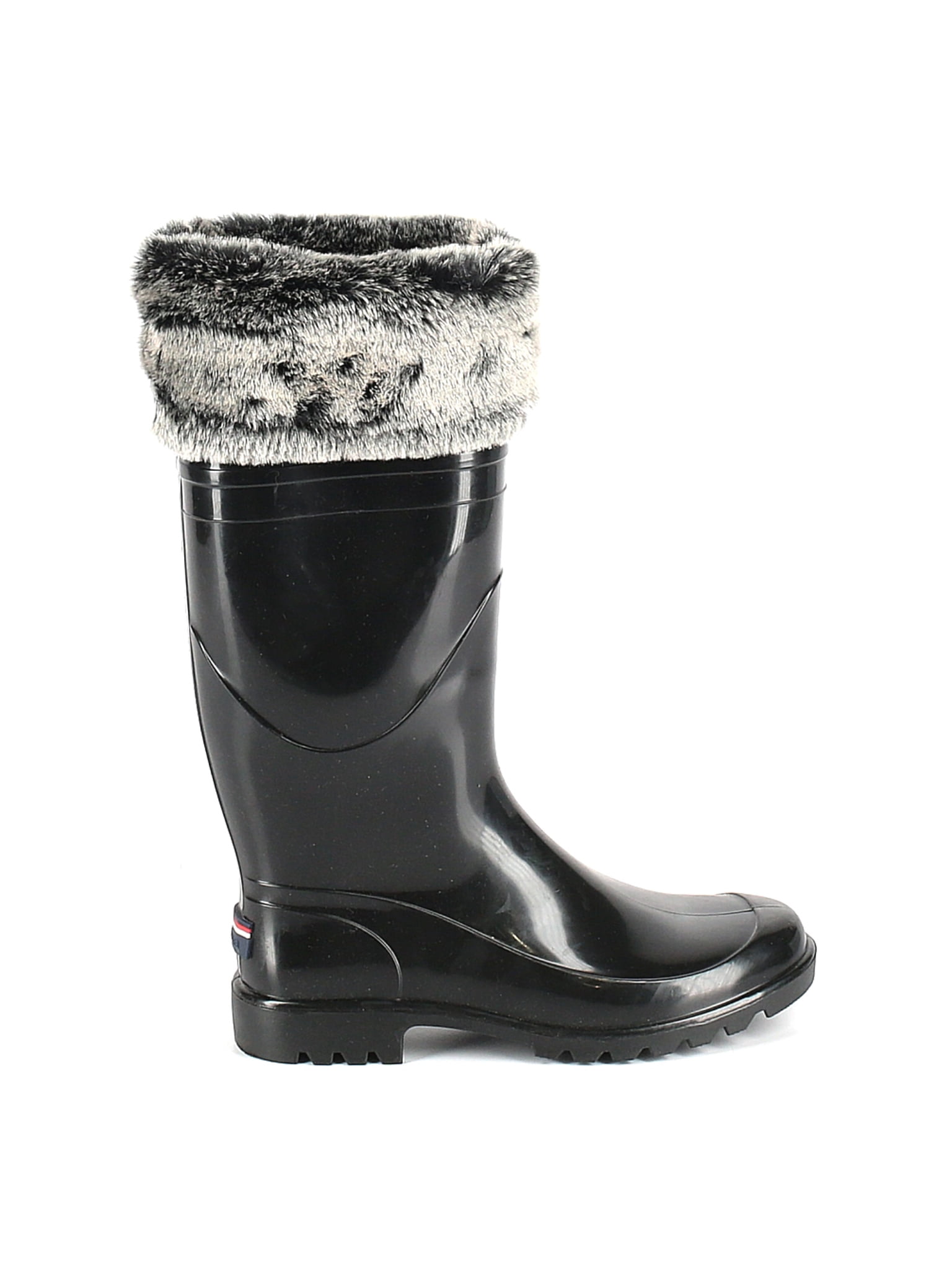 tommy hilfiger signature tape buckle biker boots