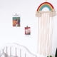 thumbnail image 3 of Laklulu - Soporte para moño de pelo trenzado con borlas de arcoíris, almacenamiento para pinzas para el pelo colgantes, decoración para dormitorio de niñas y bebés, 3 of 5