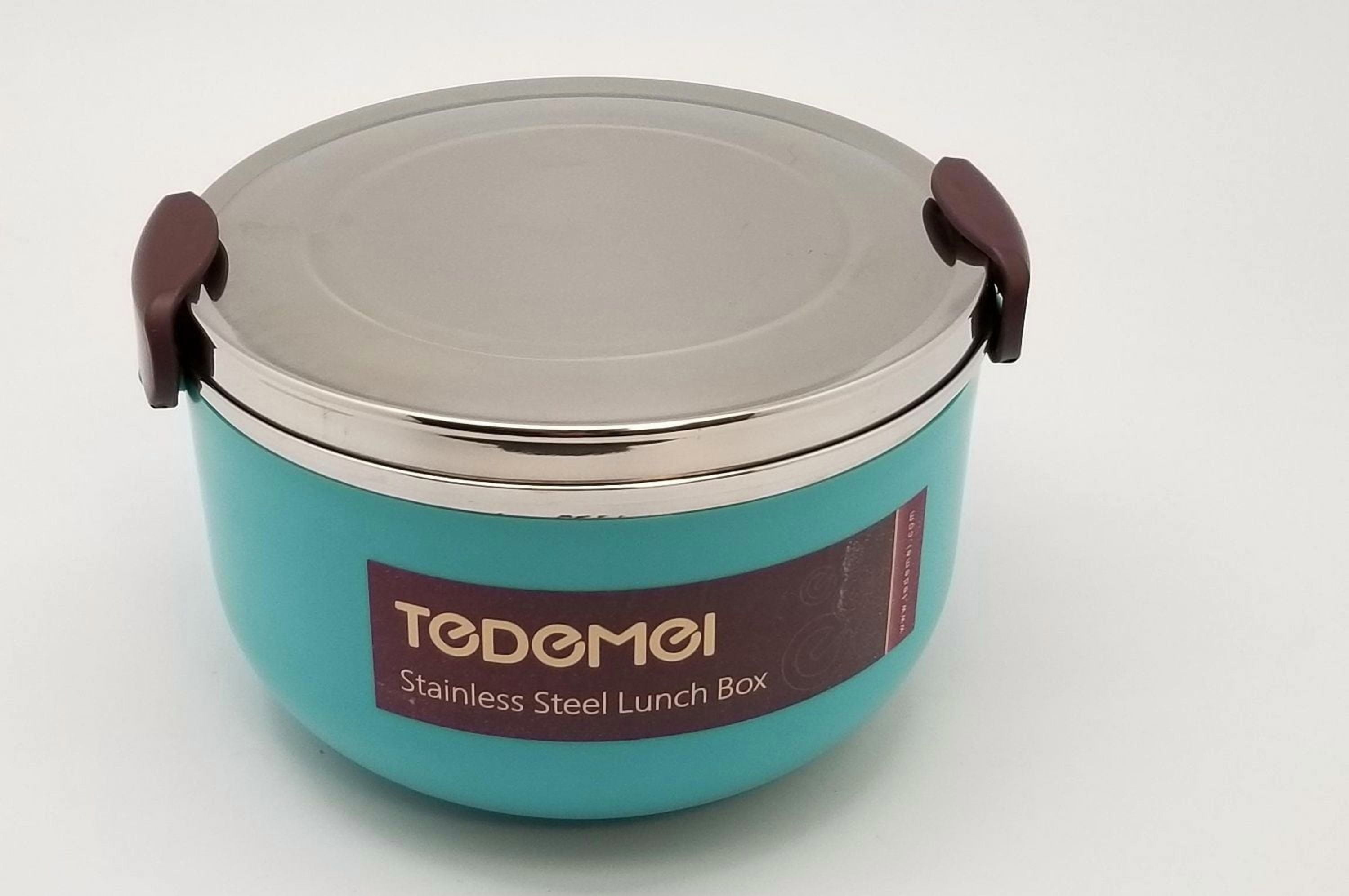 Tedemei 1 Liter Thermal 2 Layer Stainless Steel Thermal Lunch Box