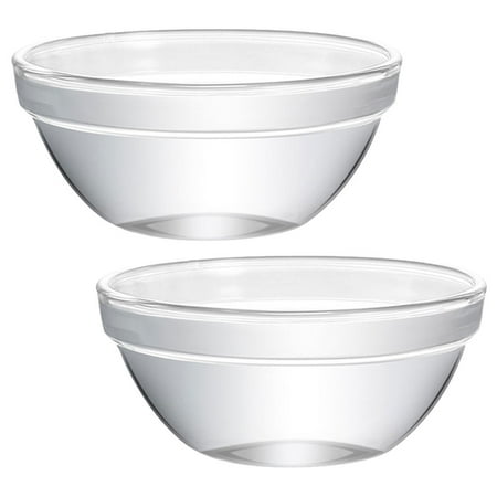

ONAPARTER 2 Pcs Bozai Cake Bowl Bowls Pudding Small Glass Desert Food Serving Stackable Container （As Shown）