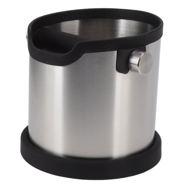 Coffee Grounds Knock Box, Coffee Knock Box Round Stainless Steel Anti Skid Bottom For Bars