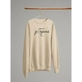 thumbnail image 3 of Happiness Looks Gorgeous Sweatshirt Women -Image by Shutterstock, Female 3X-Large, 3 of 4