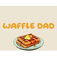 thumbnail image 4 of Waffle Dad Dad Jokes for Father's Day Men's Natural Crew Neck Short Sleeve Tee-XL, 4 of 4