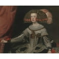 thumbnail image 2 of Workshop of Diego Velázquez 18x15 Gold Ornate Wood Frame and Double Matted Museum Art Print Titled - Mariana of Austria (1634-1696), Queen of Spain, 2 of 4