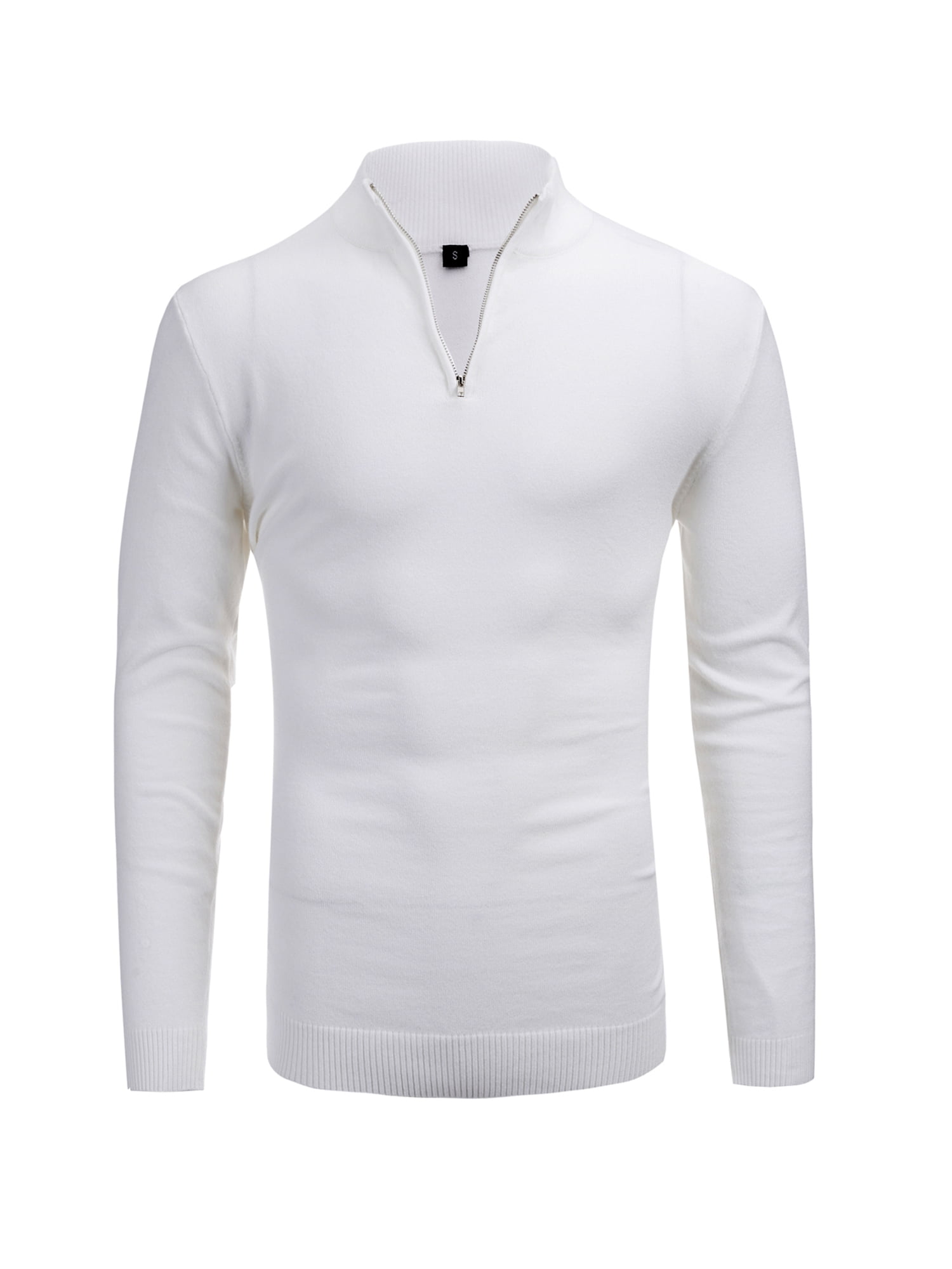 Men/'s Casual Slim Fit Long Sleeve Pullover Top Mock Neck T Shirt Men/'s Basic Tops Knitted Thermal Pullover Sweater-shirts